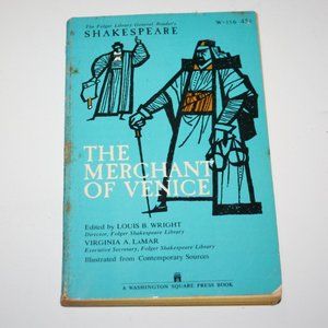 The Merchant Of Venice Shakespeare 1964 Washinton Square Press paperback (Bb)